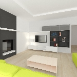 Bytový dizajn obývačka